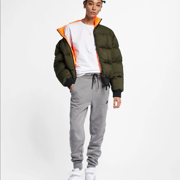 Nike Lab Orange and Khaki Puffer - Picture 2 of 5